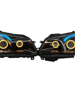 2014-2017 Chevrolet SS RGBW Chasing Multicolor LED Retrofit Projector Custom Black Headlights