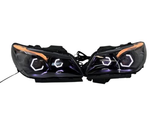 2014-2017 Chevrolet SS RGBW Chasing Multicolor LED Retrofit Projector Custom Black Headlights