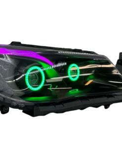 2014-2017 Chevrolet SS RGBW Chasing Multicolor LED Retrofit Projector Custom Black Headlights