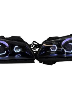2014-2017 Chevrolet SS RGBW Chasing Multicolor LED Retrofit Projector Custom Black Headlights