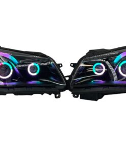 2014-2017 Chevrolet SS RGBW Chasing Multicolor LED Retrofit Projector Custom Black Headlights