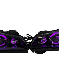 2014-2017 Chevrolet SS RGBW Chasing Multicolor LED Retrofit Projector Custom Black Headlights
