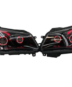 2014-2017 Chevrolet SS RGBW Chasing Multicolor LED Retrofit Projector Custom Black Headlights