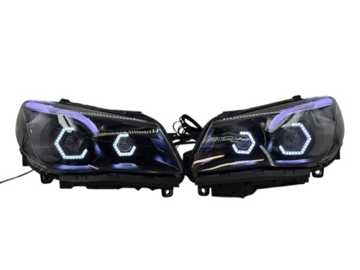 2014-2017 Chevrolet SS RGBW Chasing Multicolor LED Retrofit Projector Custom Black Headlights
