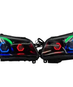 2014-2017 Chevrolet SS RGBW Chasing Multicolor LED Retrofit Projector Custom Black Headlights