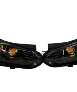 2019-2022 Hyundai Veloster N Custom Black Retrofit LED Halo Demon Eye Headlights
