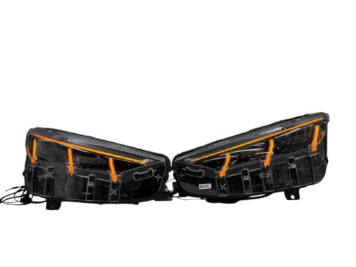 21-23 Ford Mustang Mach-E Yellow LED DRLS Retrofit Headlights