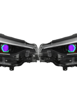 2024 Subaru Impreza Crosstrek RGB LED Halo Black Retrofit Custom Projector Headlights