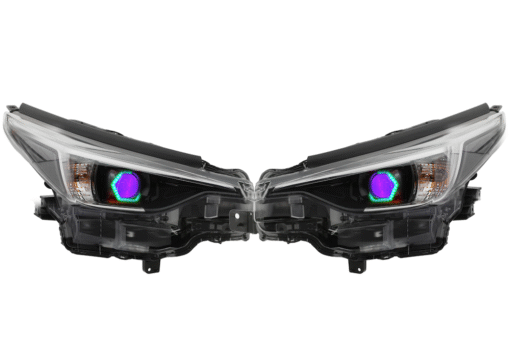 2024 Subaru Impreza Crosstrek RGB LED Halo Black Retrofit Custom Projector Headlights