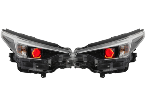 2024 Subaru Impreza Crosstrek RGB LED Halo Black Retrofit Custom Projector Headlights