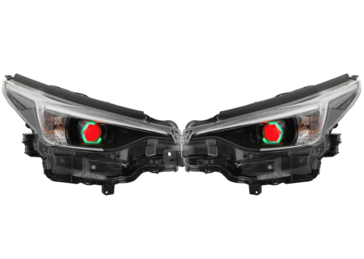 2024 Subaru Impreza Crosstrek RGB LED Halo Black Retrofit Custom Projector Headlights