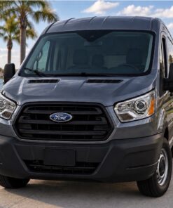 2015-2026 Ford Transit 150 250 350 Chrome Retrofit Biled Projector Headlights