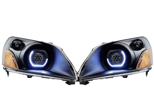 2003-2005 Honda Pilot EX EX-L LX Custom Black Retrofit Biled Projector Black Headlights