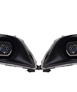 2003-2005 Honda Pilot EX EX-L LX Custom Black Retrofit Biled Projector Black Headlights