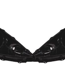 2007-2008 Honda Fit Custom Black LED Biled Retrofit Projector Custom Headlights