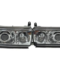 1990-1997 Toyota 80 Series Land Cruiser OEM Edition Custom Projector Retrofit Clear Headlights