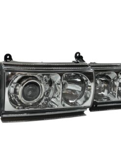 1990-1997 Toyota 80 Series Land Cruiser OEM Edition Custom Projector Retrofit Clear Headlights