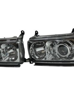 1990-1997 Toyota 80 Series Land Cruiser OEM Edition Custom Projector Retrofit Clear Headlights