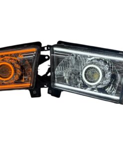 96-02 Toyota 4Runner Full Switchback LED Eyebrows Halo Projector Retrofit OEM Style Custom Headlights