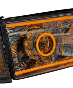 96-02 Toyota 4Runner Full Switchback LED Eyebrows Halo Projector Retrofit OEM Style Custom Headlights