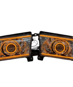 96-02 Toyota 4Runner Full Switchback LED Eyebrows Halo Projector Retrofit OEM Style Custom Headlights