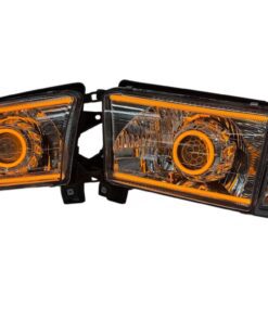 96-02 Toyota 4Runner Full Switchback LED Eyebrows Halo Projector Retrofit OEM Style Custom Headlights