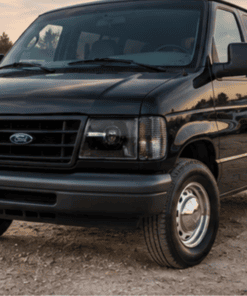 1997-2007 Ford Econoline VAN E150 E250 E350 Superduty Custom Black Projector Bi-Led Retrofit Headlights