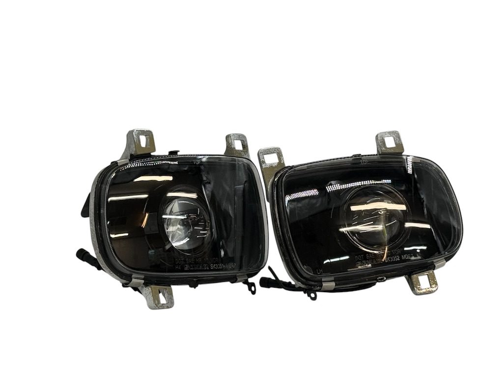 1993-1997 Mazda RX-7 RX7 JDM Custom Black Projector Retrofit Biled Headlights