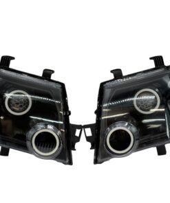 2005-2015 Nissan Xterra Dual Switchback LED Halo Retrofit Blackout Projector Headlights Custom Housing