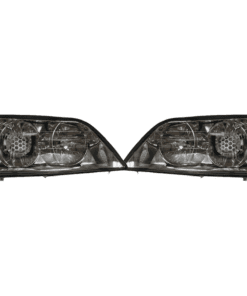 2003-2004 Lincoln Town Car Custom Projector Bi-LED Retrofit LED Headlights Chrome OEM Style