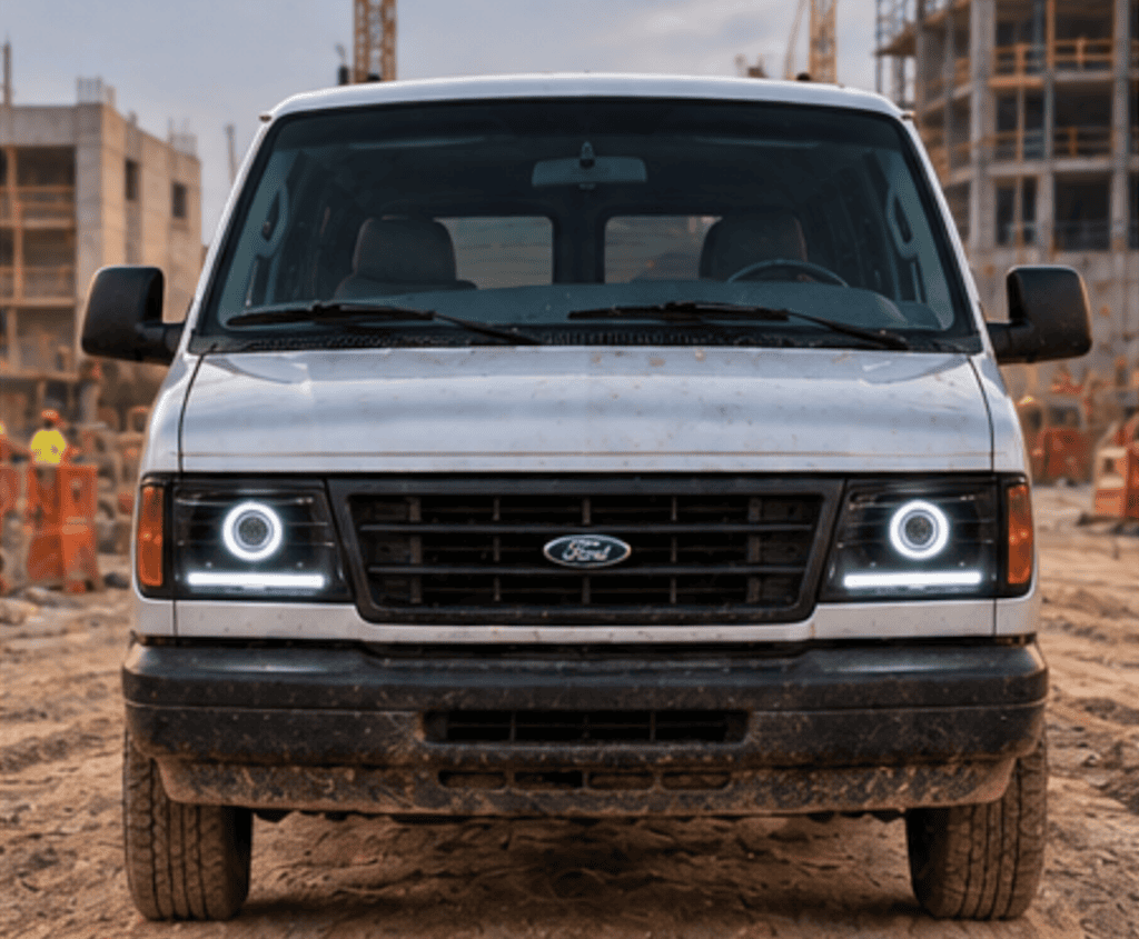 1997-2007 Ford Econoline VAN E150 E250 E350 Full Switchback LED Headlights