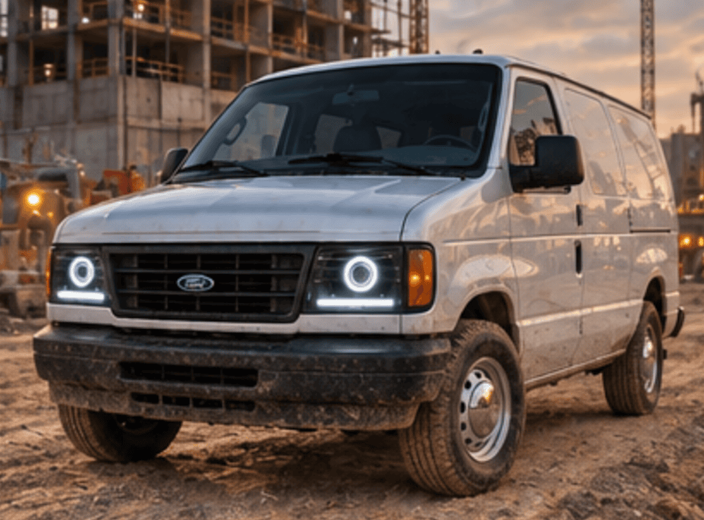 1997-2007 Ford Econoline VAN E150 E250 E350 Full Switchback LED Headlights