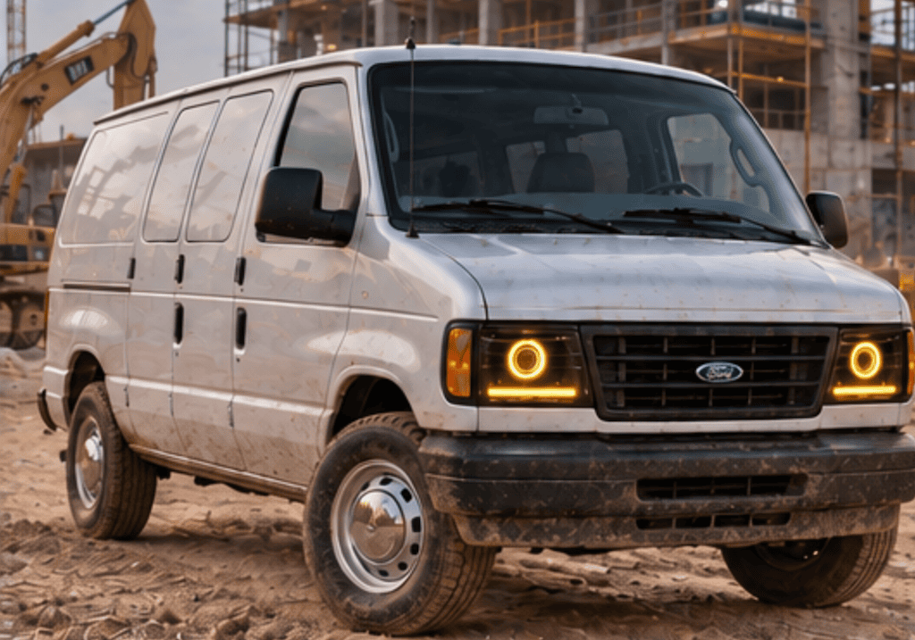 1997-2007 Ford Econoline VAN E150 E250 E350 Full Switchback LED Headlights