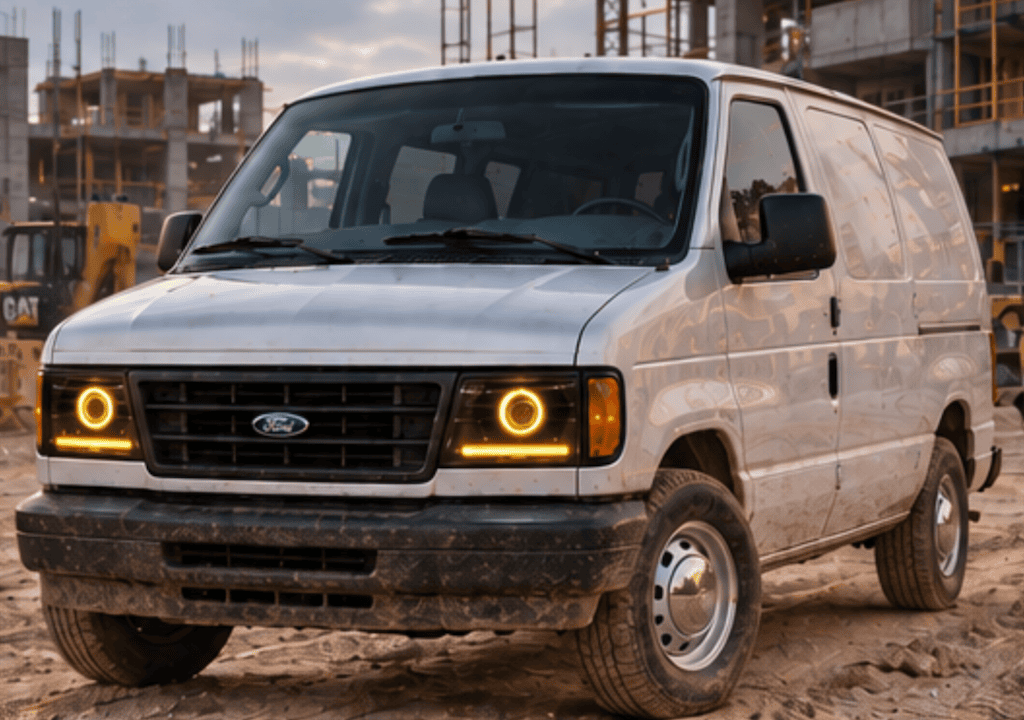 1997-2007 Ford Econoline VAN E150 E250 E350 Full Switchback LED Headlights